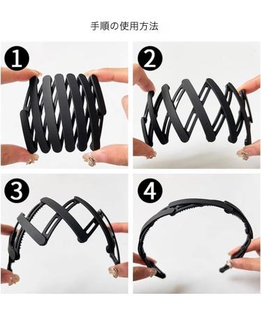 Hugsweet Foldable Headband for Women | Retractable Multifunctional Hair Decoration Stylish Girls Hair Decorations Space-Saving Hairband for Facial Cleaning - Buy Online on SooperMarket.com