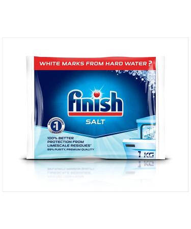 Finish 1kg Dishwasher Salt for Dishwashers and Water Softeners Unscented 1 kg (Pack of 1)