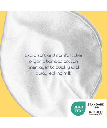 First Days Maternity Reusable Breast Pads - Extra Large Organic Cotton Washable 6-Pack for Breastfeeding - Buy Online on SooperMarket.com