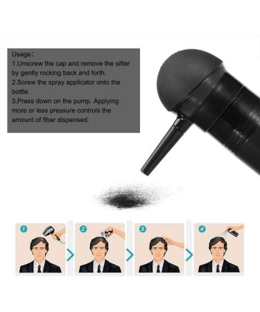 Yosoo Hair Fiber Applicator Pump - Professional Spray Atomizer for Hair Building Fibers - Buy Online on SooperMarket.com
