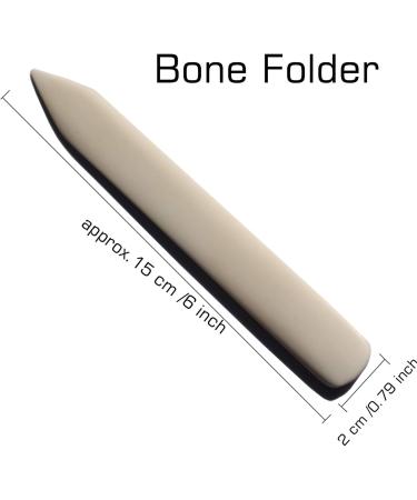 VENCINK Genuine Bone Folder Paper Creaser Set Folding Scoring Burnishing Crafting Scrapbooking Tool for Bookbinding Paper & Leather Crafts Card Making and Office Supplies - Buy Online on SooperMarket.com