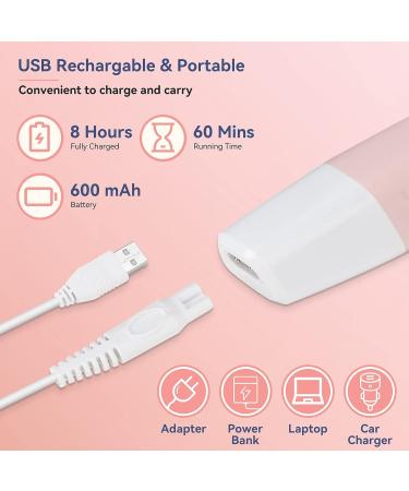 BestMal 5 in 1 Bikini Trimmer & Face Razor for Women - Rechargeable & Painless Hair Removal - Buy Online on SooperMarket.com