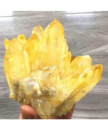 Natural Citrine Cluster Reiki Feng Shui Home Decoration Crystal Gift FZUGEDRLI (Size : 300g) - Buy Online on SooperMarket.com