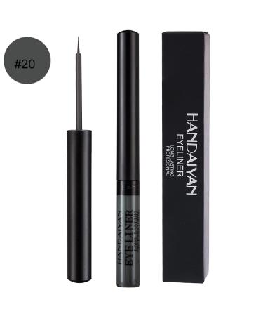 DekRion Liquid Eyeliner - High-pigmented Matte Grey Color | Waterproof Colored Eyeliner for Eye Makeup - Buy Online on SooperMarket.com