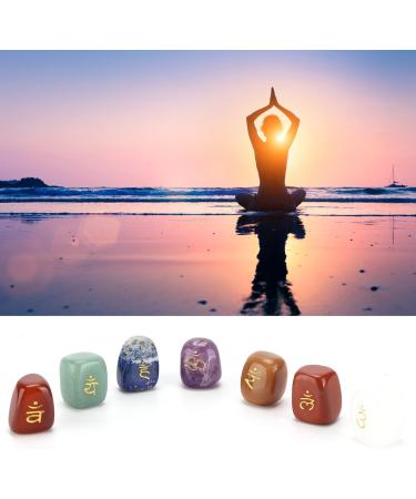 Crystal Rough Stone Raw Stones Runites Gift Runes Sanskrit Gifts Set Presents Tools - Buy Online on SooperMarket.com