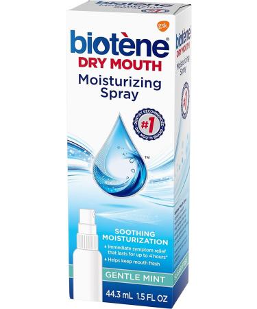 Biotene Moisturizing Mouth Spray 1.5 fl oz - Pack of 2 | Hydrating Oral Care Solution - Buy Online on SooperMarket.com