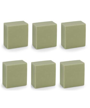 Aleppo Soap Bar - Handmade - 100% Pure Natural, Vegan with Olive Oil & Laurel, Shampoo Bar, 5.6 oz Each Bar (6 Bars)