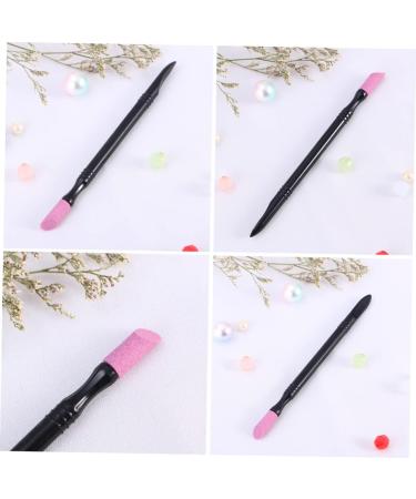 Mikinona Nail Tool Pusher Nails Tools Nail Art Pusher Cuticle Pusher Pen Cuticle Trimmer Tool Nail Polished Pen Manicure Tools Nail Engraving Pen Grinding Stick Black Kit Quartz T Tool - Buy Online on SooperMarket.com