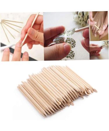 Wooden Orange Sticks Nail Cuticle Stick for Pusher Remover Manicure Art Pedicure Pedicure Tools 100PCS Beauty tools - Buy Online on SooperMarket.com