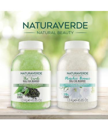 Natural Verde Green Tea Bath Salt | Relaxing Mineral Salts for a Spa-Like Experience | 1300g - International Shipping Available - Buy Online on SooperMarket.com