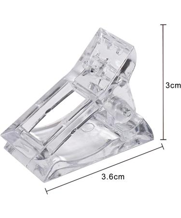 Buy SANWOOD 10-Part Nail Tip Clips - Fast Assembly Gel Extensions & Manicure Tool | UV-LED Plastic Clamps for Perfect Nail Builds - Buy Online on SooperMarket.com