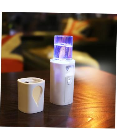 PLAFOPE 2pcs Face Sprayer Makeup Brishes Handy Facial Sprayer for Eyelash Extensions Nanometer Sprayer White - Buy Online on SooperMarket.com