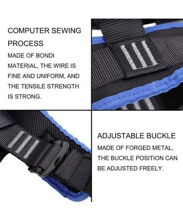 CroSight Climbing Seat Belt | Caving & Rock Climbing Equipment | Rappelling & Rescuing Gear | Black & Dark Blue - Buy Online on SooperMarket.com