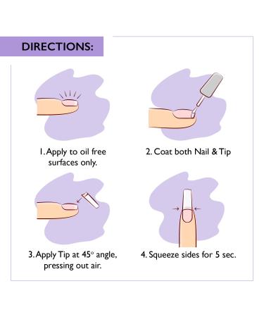 Extra Strong Brush On Nail Glue for Press On Nails - Waterproof & Long Lasting - Professional Nail Bond 8ml - Buy Online on SooperMarket.com