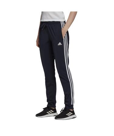 adidas Women's Essentials Fleece Tapered Cuff Pants Medium/31" Inseam Legend Ink