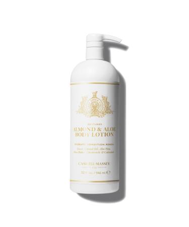 Caswell-Massey Almond & Aloe Lotion Warmly Sweet Almond Scented Moisturizer Botanical Body Lotion for Women with Aloe Vera Calendula & Chamomile 32 Fl Oz