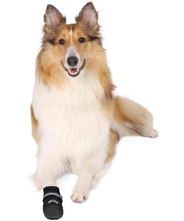 TRIXIE Water-Repellent Dog Shoes - Warm Lined Paw Protection (Large Black) - 2 Pcs - Comfort & Care for Your Dog - Buy Online on SooperMarket.com