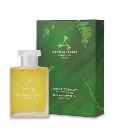 Aromatherapy Associates Forest Therapy Bath and Shower Oil 55 ml. Inspired by the Japanese art of Forest Bathing. Nature s most caring ingredients of Pink Pepper Cypress & Ho Wood essential oils. Cypress Pink Pepper 55 ml (Pack of 1)