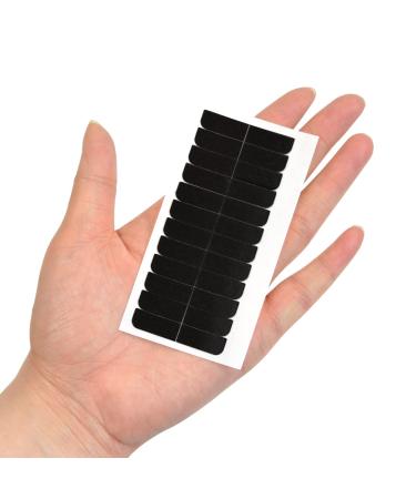 180 Pcs 4x0.8 cm Hair Extension Tape Tabs - Double Sided Replacement Tapes - Black - Buy Online on SooperMarket.com