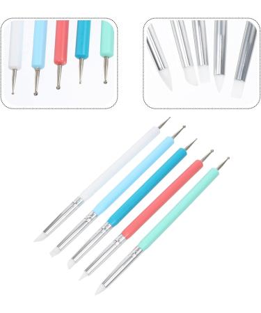 Minkissy 5-Color Silicone Dotting Pens for Nail Art - Manicure Kits & Nail Design Tools - Buy Online on SooperMarket.com