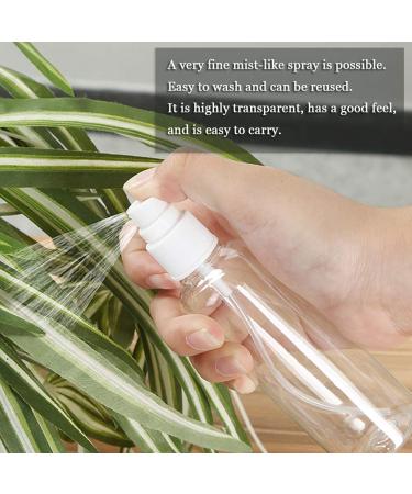 Refillable Portable Spray Bottle - 6 x 50ml Plastic Atomizer for Air Travel & Outdoor Sports - Buy Online on SooperMarket.com