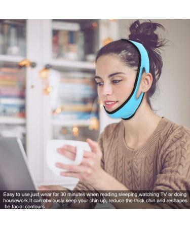 V-Line Face Lifting Slimming Bandage with Silicone Massage Pad - Firming Facial Belt - Buy Online on SooperMarket.com