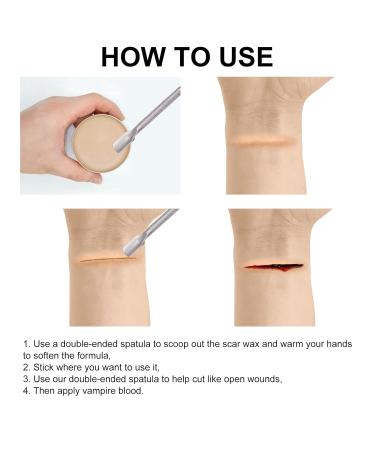 Buy Halloween SFX Makeup Kit | Bruise Makeup Scar Wax & Fake Blood for Safe & Stunning Special Effects - Buy Online on SooperMarket.com