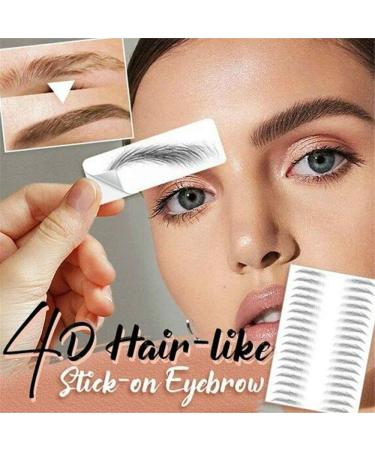 Yesallwas Black Eyebrows Tattoo 4D Hair-Like Fake Waterproof Eyebrows - Long-Lasting & Realistic Transfer Sticker (STM-06) - Buy Online on SooperMarket.com