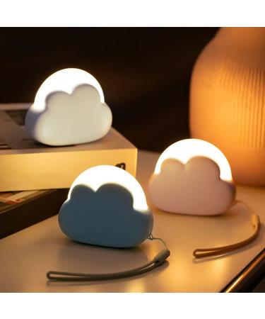 Aicharynic 1 piece of Led Nachlicht Kinder Nachlicht Dimmable Nachlicht Baby for Bedroom Nursery Baby Room Portable UsB Charging Gifts for Woman Girls Friends - White