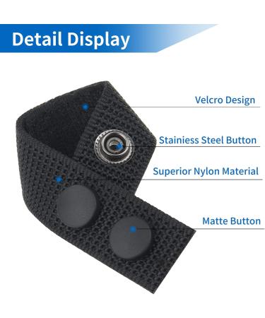 Duty Belt Nylon 2 Wide Security Tactical Belt Keepers - 8 Pack Black - Police Equipment Accessories - Buy Online on SooperMarket.com