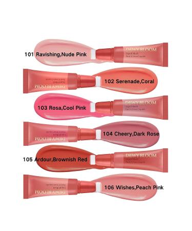 Paminify Blush Beauty Wand - Matte Face Blush with Cushion Applicator in 101 Ravishing Nude Pink - Buy Online on SooperMarket.com