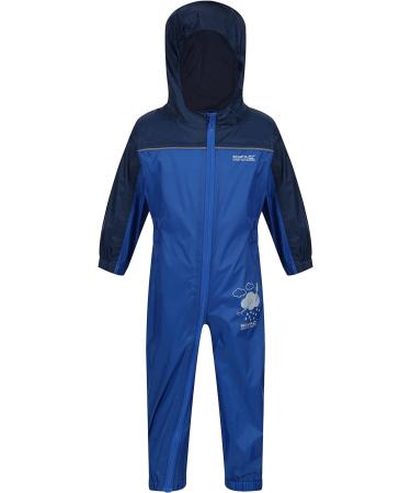 Regatta Kids Puddle Iv All-in-One Suit - 2-3 Years - Nautical Blue/Dark Denim - Buy Online on SooperMarket.com