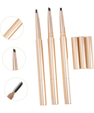 Healeved 3pcs Eyebrow Pencil Eyebrow Pencil Waterproof Brown Eyebrow Pencils Brow Pencil Black Abs - Buy Online on SooperMarket.com