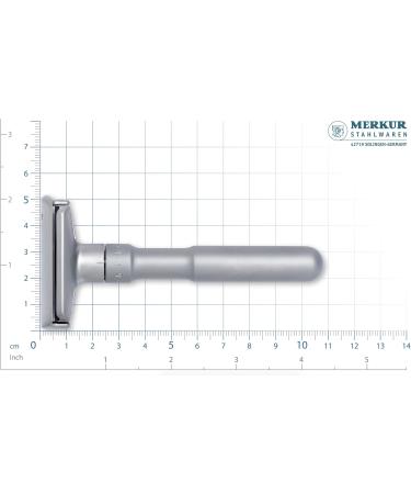 Mercury Futur 700 Razor | Classic Matt Chrom Design | Premium Wet Shaving Tool | Zinc Die Cast & Brass Handle | Made in Germany - Buy Online on SooperMarket.com