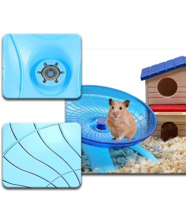 Silent Hamster Wheel Hamster Flying Saucer Plastic Running Wheel Playing Toy Hamster Running Sports Wheel for Gerbils Squirrels Guinea Pig Syrian Small Animals Pets - Buy Online on SooperMarket.com