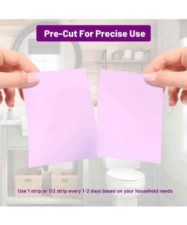 Septic Safe Toilet Bowl Cleaner Sheets | 36 Eco-Friendly Strips for Apartments Dorms & RVs - No Plastic No Bleach - Buy Online on SooperMarket.com