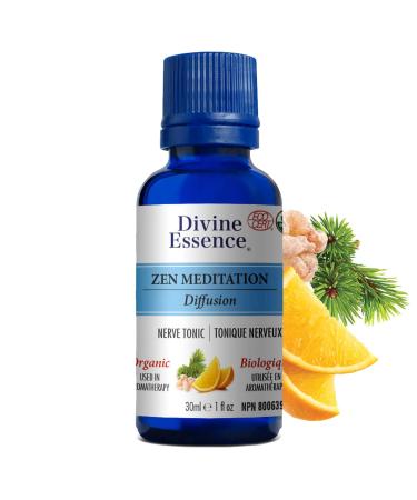 Divine Essence-Organic-Zen Meditation Essential Oil-100% pure & natural-30ml ECOCERT