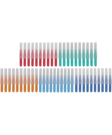 Akozon 50pcs Toothpicks & Interdental Brushes - Premium Oral Health Teeth Cleaning Tools for Fresh Breath & Dental Care - Buy Online on SooperMarket.com