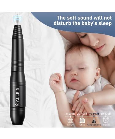 Electric Nail File 20000rpm Nail Drill for Acrylic Nails Gel Portable Manicure Pedicure Nail Drill Kit with Sanding Bands and Nail Drill Bits(Balck) 31 Count (Pack of 1) - Buy Online on SooperMarket.com