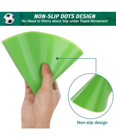 UQXY 10 Inch Non Slip Rubber Spot Markers for Sports Training - 12PCS - Buy Online on SooperMarket.com