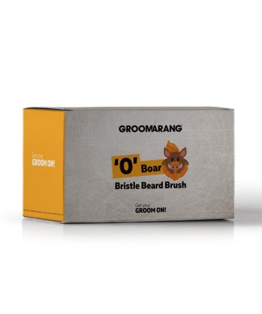 Groomarangs Luxury O Boar Beard Brush - Wild Boar Bristles Grooming Gift for Men - International Shipping - Buy Online on SooperMarket.com