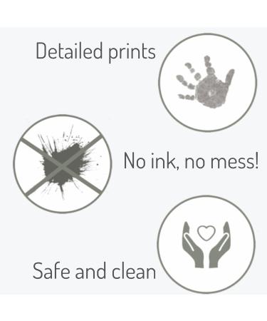BUSHBABY Baby Hand and Footprint Kit Inkless Prints Hand & Feet Pet Dog Paw Print Newborn Keepsake Essential Baby Gifts Boy New Mum Baby Shower Gifts Unique Maternity Present Mums Expecting 1 wipe Blue - Buy Online on SooperMarket.com