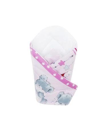 Baby Swaddle Wrap Blanket/Newborn Cotton Swaddling Sleeping Bag 0 to 3 Months (Mika Pink) 22