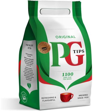 PG tips Compatible One Cup Everyday Tea Bags Bulk Pack Of 1100 Teabags for Catering Birthdays Office Tea Breaks and Afternoon Tea - Buy Online on SooperMarket.com