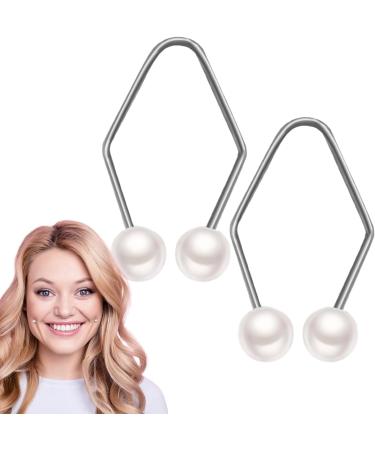 Dimple Trainer | Dimple Makers | Face Muscle Trainer | Stainless Steel Rustproof Smile Exercisers | Women Men Smile Correctors | Facial Beauty Training Tool For Working Reading (Sliver) - Buy Online on SooperMarket.com