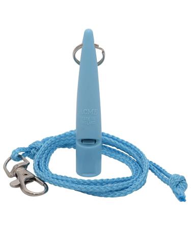 ACME Dog Whistle No. 210.5 + FREE Whistle Band - The Original from England - Loud and Far-reaching (Baby Blue)