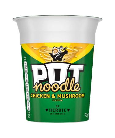 Pot Noodle Chicken and Mushroom 90g Chicken Mushroom 90 g (Pack of 1)