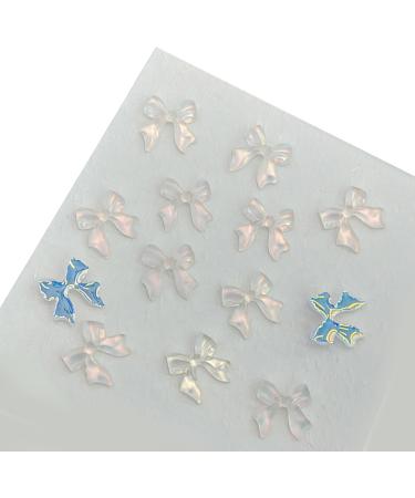 Simple Bowknot 3D Resin Ribbon Bows Manicures Accessories Supplies Resin Bows Decorations - Buy Online on SooperMarket.com