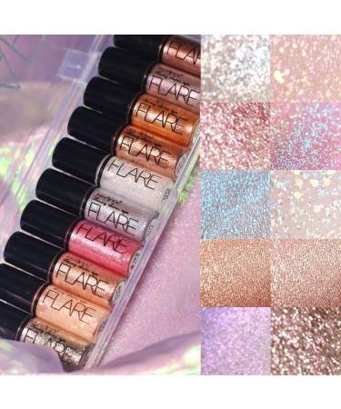Go Ho 6 Colors Glitter Eyeshadow - Liquid Eyeliner Diamond Shine Eye Stick | Highly Pigmented Long-Wearing Makeup for Women - Buy Online on SooperMarket.com