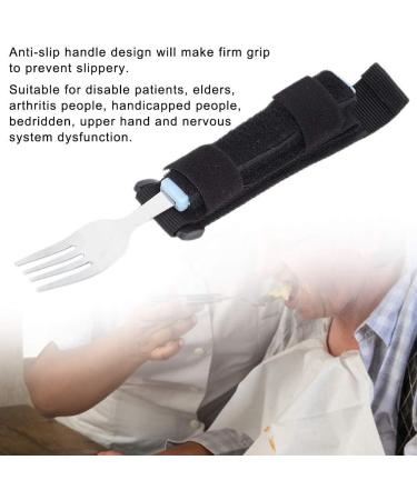 Eating Aids Portable Elderly Spoon Fork Stainless Steel Patients for The Elderly - Buy Online on SooperMarket.com